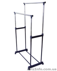 Стойка-вешалка для одежды двойная #824140