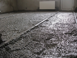 Полистиролбетон. Заливка полов полистиролбетоном. Утепление пола.  #846885