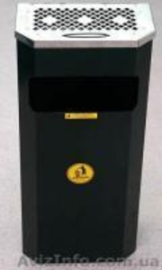 Урна-Пепельница Призма с н/ж крышкой #847701