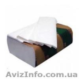 Полотенце белое Z сложение (20уп*200л) #847686