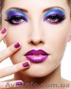 Наращивание ресниц,  ногтей,  макияж. #845425