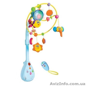 НОВЫЙ!!!!!!!!!!!!!!BabyBaby - Мобиль музыкальный светящийся с пультом ДУ (от 0 м #844334