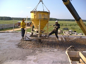 бетонные работы любой сложности:ленточные фундаменты, резервуары, перекрытия #840950