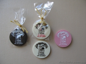 Шоколадні подарунки гостям весілля від ТОВ Шоколадний сувенір #834853