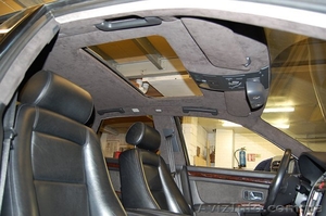 перетяжка потолка тканью, алькантарой #500193