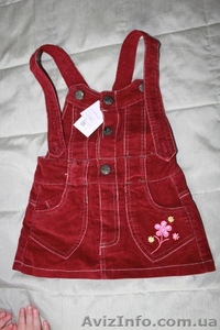 Новый джинсовый вельветовый срафан на 1 год. Фирма NEXT. #839624