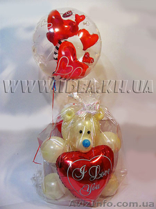 Неповторимые композиции из воздушных шаров от Idea к 14 февраля #834751