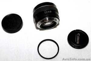 Продам объектив Canon EF 50mm f/1, 4 с UV светофильтром Marumi  WIDE MC #840491