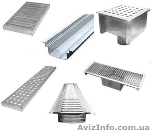 Лотки,  трапы,  решетки из нержавеющей стали #843848