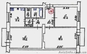 Продам 3-х комнат. квартиру #839467