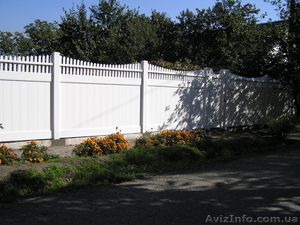 Забор пластиковый из ПВХ производство США #665741