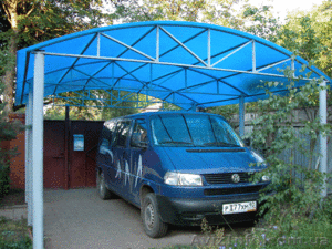 Навес из поликарбоната в Харькове #843179