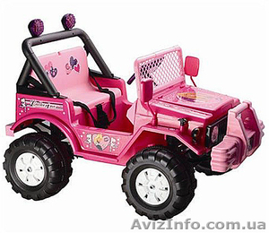 Детский электромобиль Jeep A15 с пультом PINK #846157