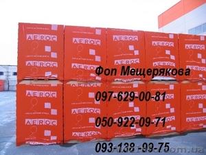 Газоблоки обухов,  ячеистые блоки. Кирпич. #847531