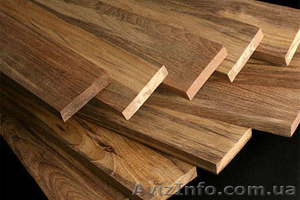 Тик доска обрезная,  палубная рейка,  ламель #335450