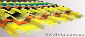 Шифер пластиковый армированный стекловолокном Yapiser #845783