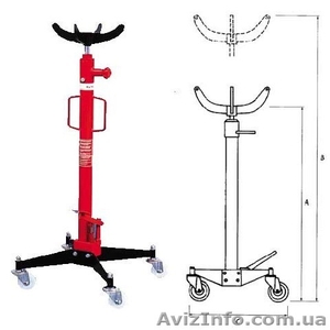 Стойка трансмиссионная,  подставка под автомобиль #849551