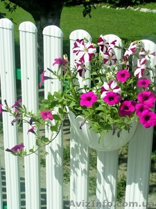 Пластиковый штакетник для забора #842788