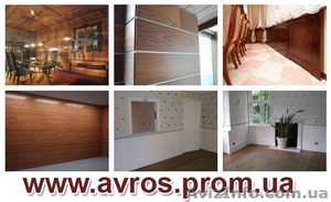 Деревянная отделка стен Киев,  деревянные стеновые панели,  шпонированные стеновые #856327