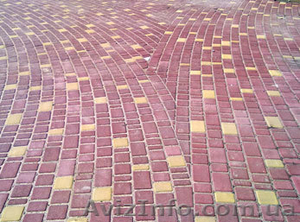 Тротуарная плитка  ФЭМ вибропрессованная. #782644