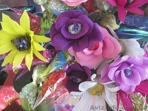 Букет из конфет. Мастер-класс.  #853478