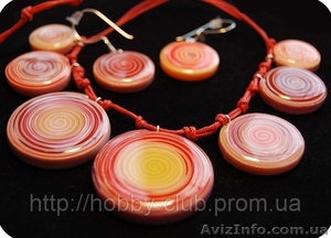 Украшения из полимерной глины. Мастер-класс.  #853509