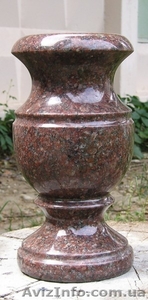 Вазы для памятников из гранита #864583