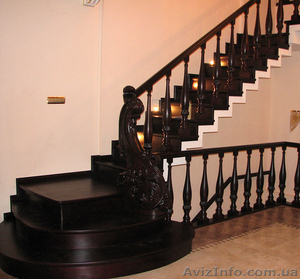 Деревянные,  металлические лестницы в Киеве  #862454