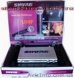 Shure SH-500 радиосистема 2 микрофона #854837