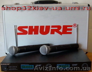 Shure LX88-III,  2 радиомикрофона SM 58,  цифровой дисплей  #854830