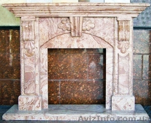 Камины из гранита и мрамора #864686