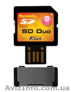 A-Data Speedy 2GB SD Duo (SD + USB) Memory Card #376269