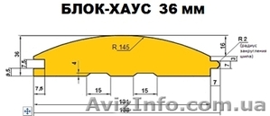  Блок-хаус сосна Луганск и область #865901