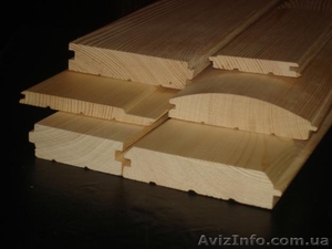 Вагонка,  брус оцилиндрованный ,  блок – хаус #863039