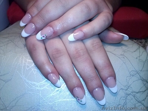 Услуга по наращиванию ногтей,  ресниц,  маникюр,  парафинотерапия #857674