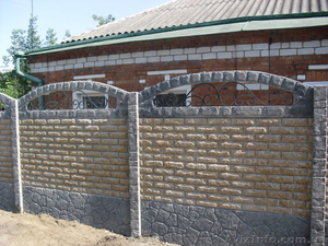 Еврозаборы не требующие покраски(под мрамор) #80636