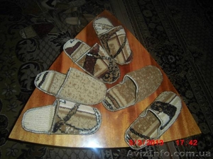 КОВРОВЫЕ тапочки. #862548