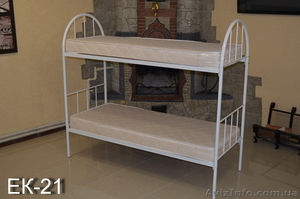 Кровати металлические  двухъярусные #694092