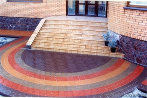 Укладка тротуарной плитки, брусчатки #865037