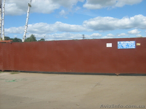 Металеві ворота + залізобетонні та дорожні плити #857310