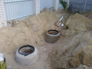 Устройство септика из колец  #864866