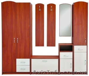 Шкаф,  Прихожая,  КП-1,  ртв,  Шкафы,  Прихожие,  вешалки для одежды #854554