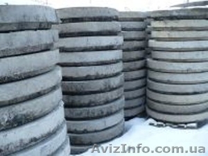 Железобетонные крышки (плиты перекрытия) колец для канализации #864883