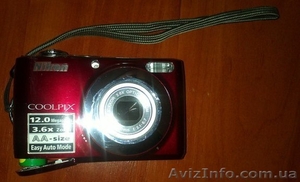 Продам фотоаппарат Nikon Coolpix L22 #871942