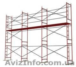 Аренда лесов строительных,  0, 75 грн / 1 м. кв.  - оренда будівельне риштування #866155
