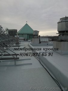Мембранная кровля, ремонт мембранной крыши  #862139