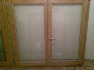 Подам 2 окна. БУ. Ясень, Фурнитура MACO #857568