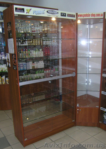 Продам полочную витрину б/у в отличном состоянии  #868921