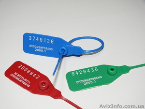 Пломбы номерные пластиковые #329448