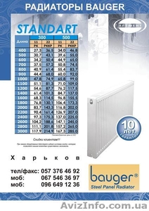 Стальные панельные радиаторы Bauger #854011